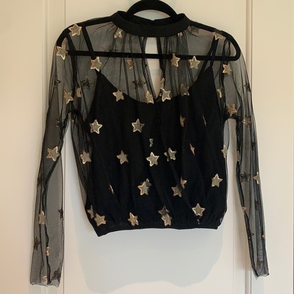 Sheer star blouse 🌟 - Picture 2 of 12